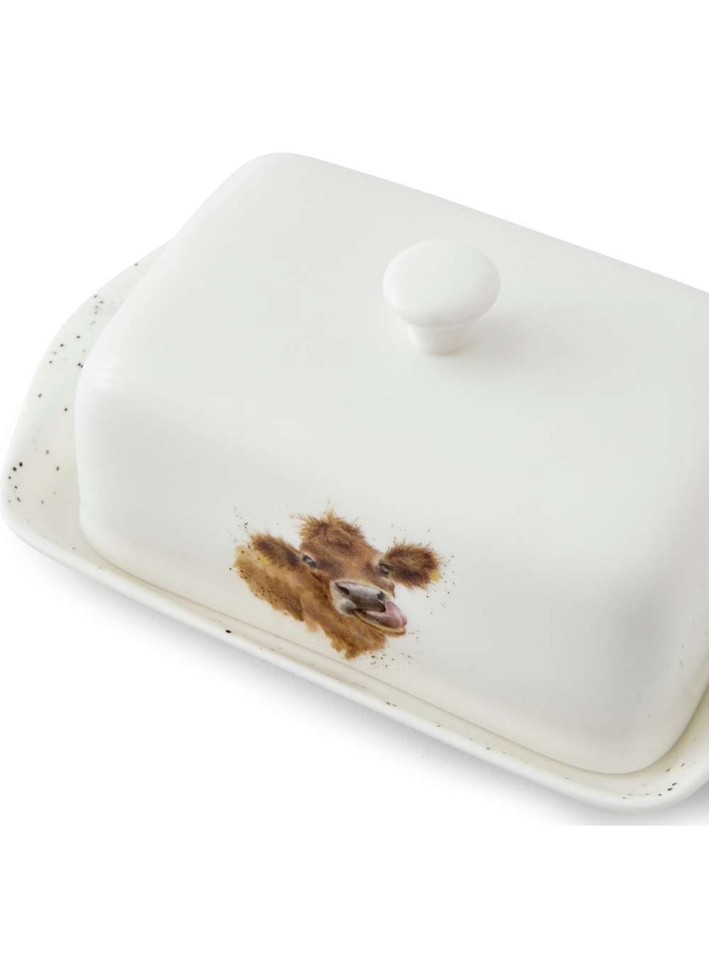 Moo Cow Covered Butter Dish